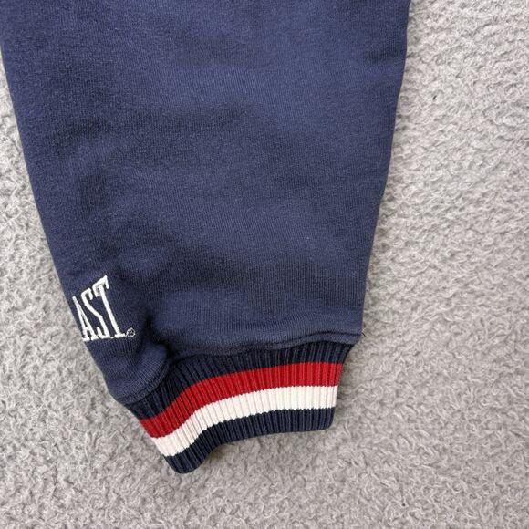 Everlast Hoodie Mens Medium Blue Boxing Sweatshirt USA American Retro Y2K Zip Up - Picture 13 of 16